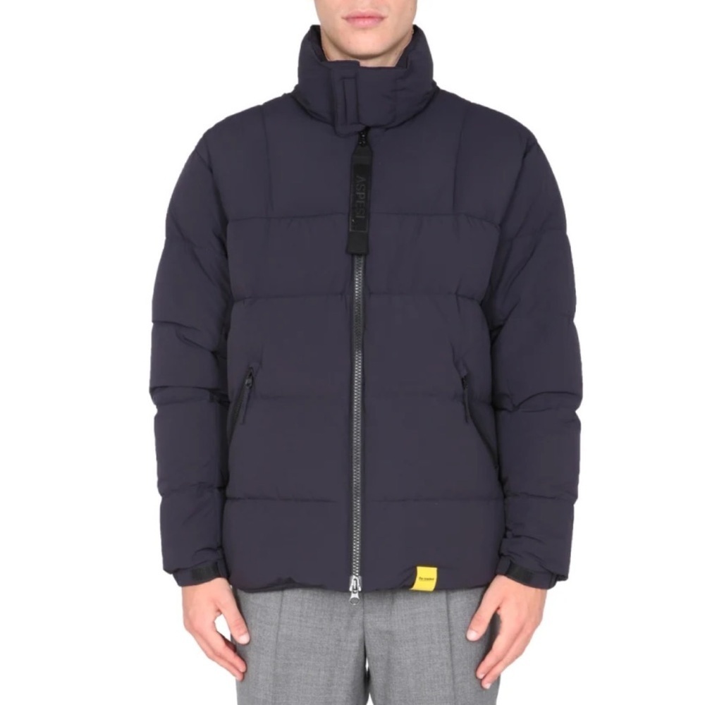 Aspesi Men High Neck Down Jacket Size Large